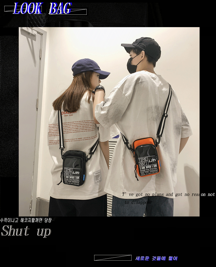 Work Clothes Sports Hip-hop Satchel — foto 33