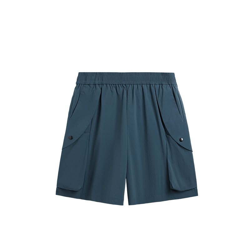 Plaid Stretch Sports Shorts Casual Loose