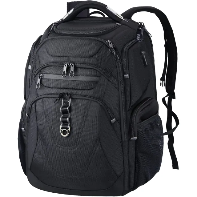 Fashion Backpack Business Travel Bag Men Gray - Shop at LoveMi