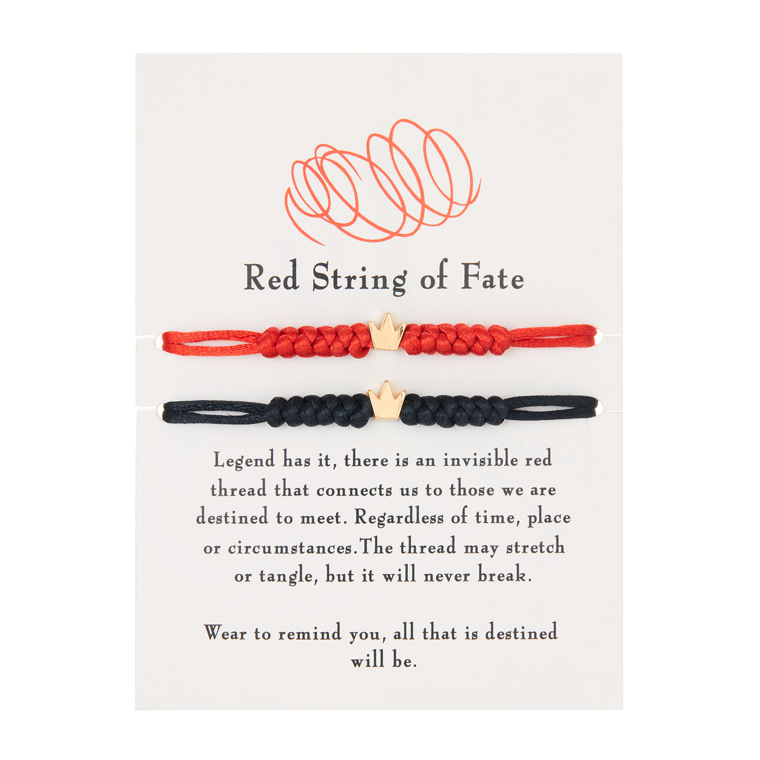 Red Rope Love 6 Knot Lucky Bracelet