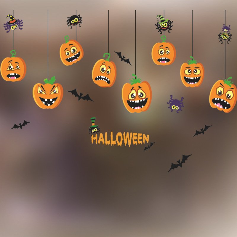 Title 26, Adesivos de Halloween para decoração de porta d...