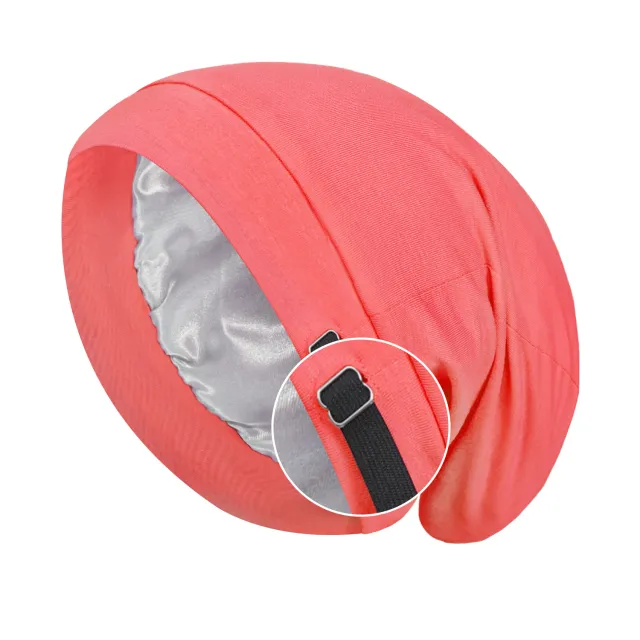 Two tier Adjustable Nightcap Sleeve Cap Orange Red - Shop at LoveMi