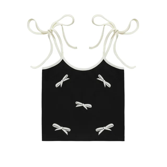 Women's Short Spaghetti Straps Outerwear Vest Black - Shop at LoveMi