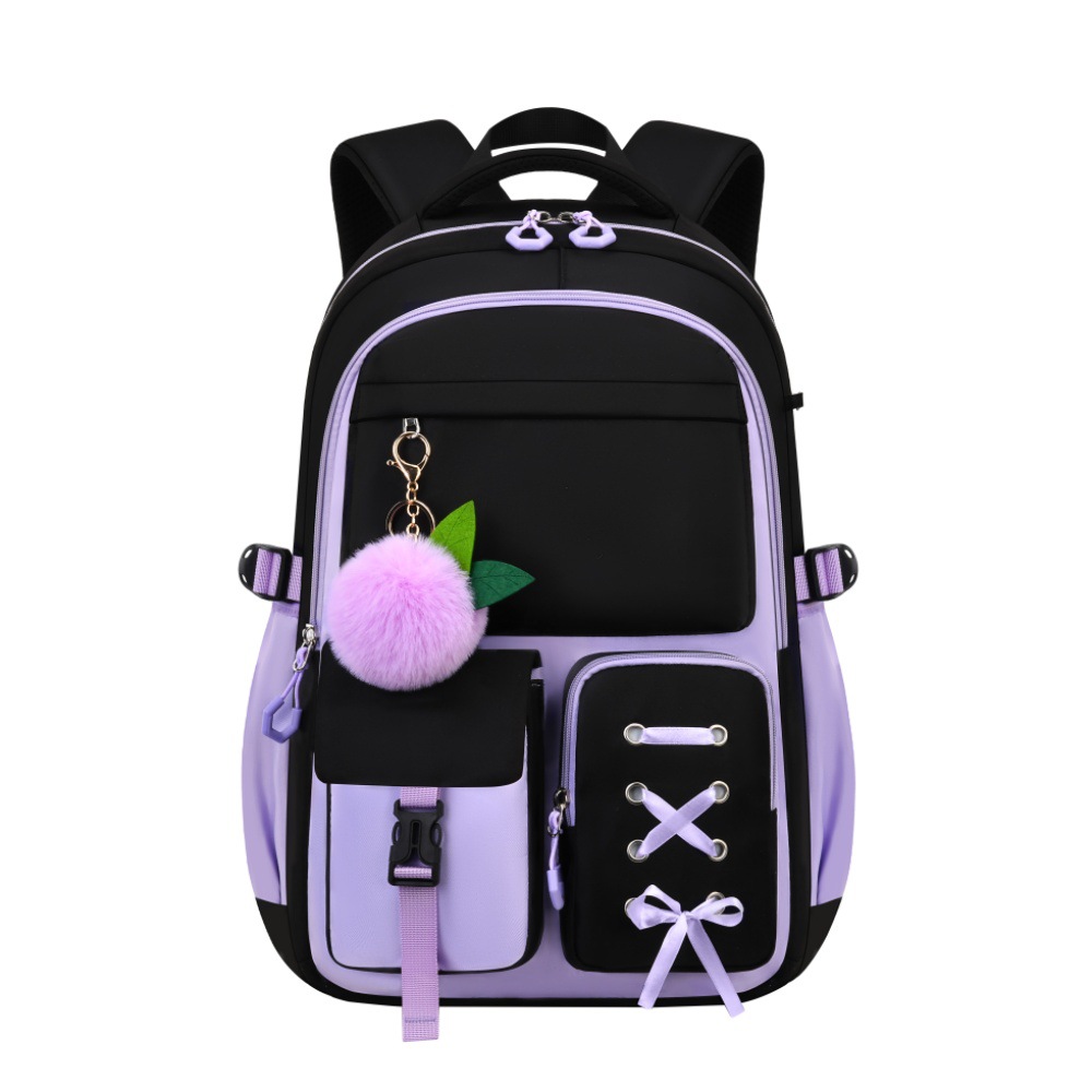 Large-capacity Backpack Three-piece School Bag Set 5