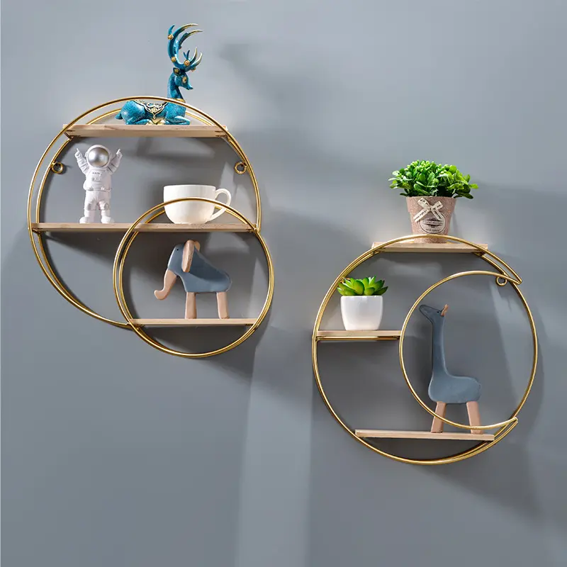 Restaurant Wall Decor Living Room Storage Wall-mounted Shelving