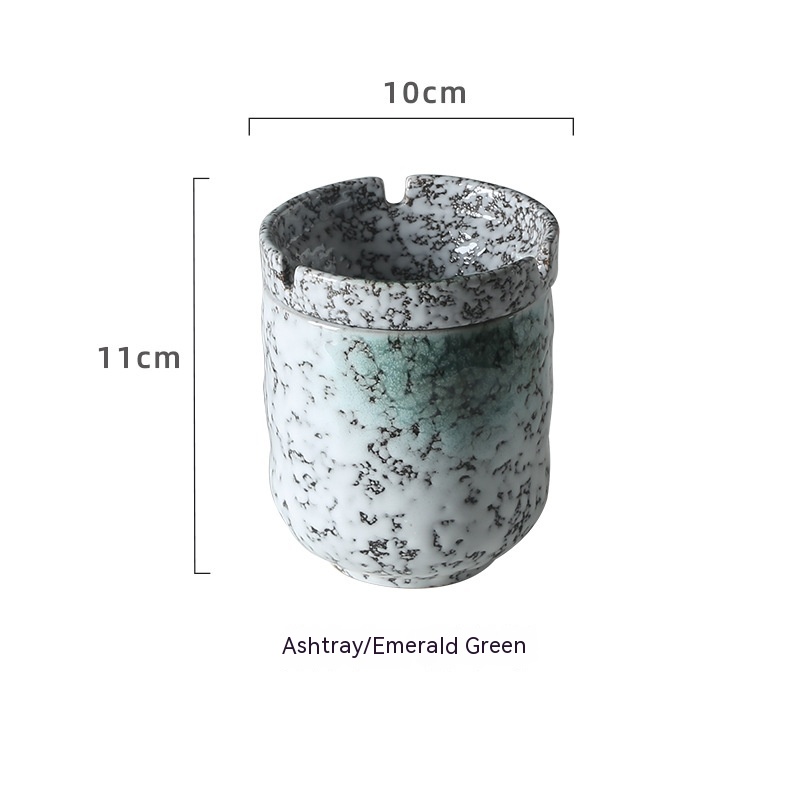 Ashtray Emerald Green