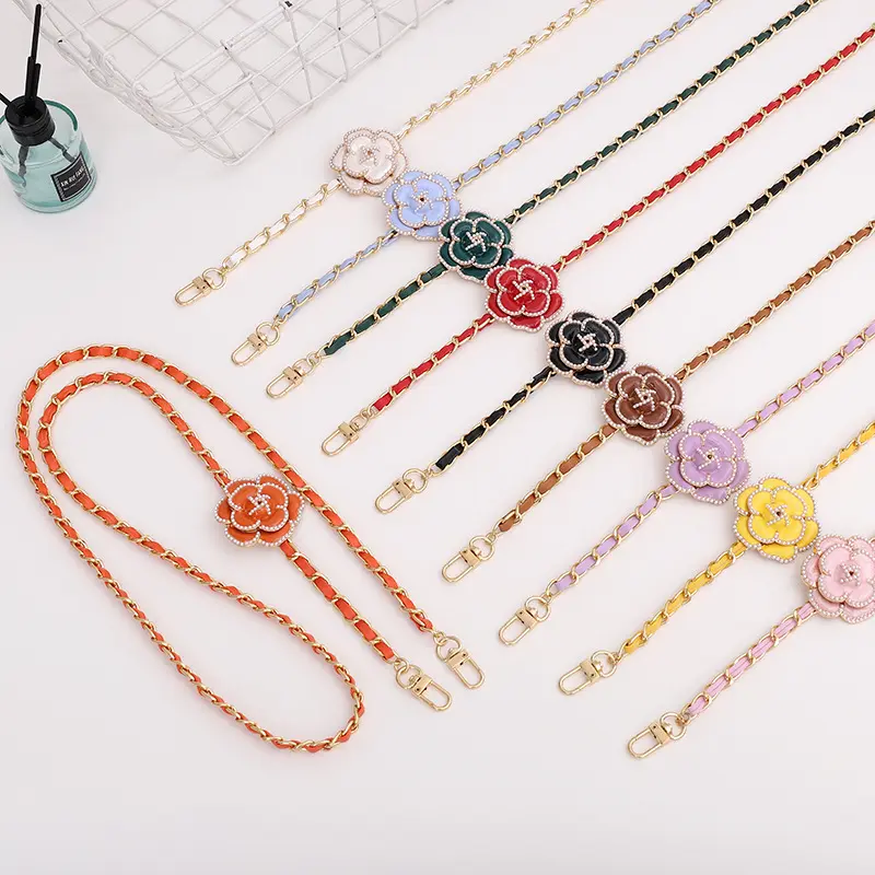 Crossbody Chain Leather Mobile Phone Lanyard