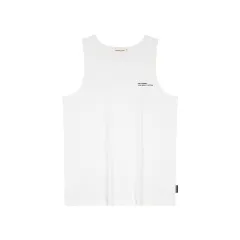 Letter Printing Fashion Slim Sports Fitness Vest - White - View 1