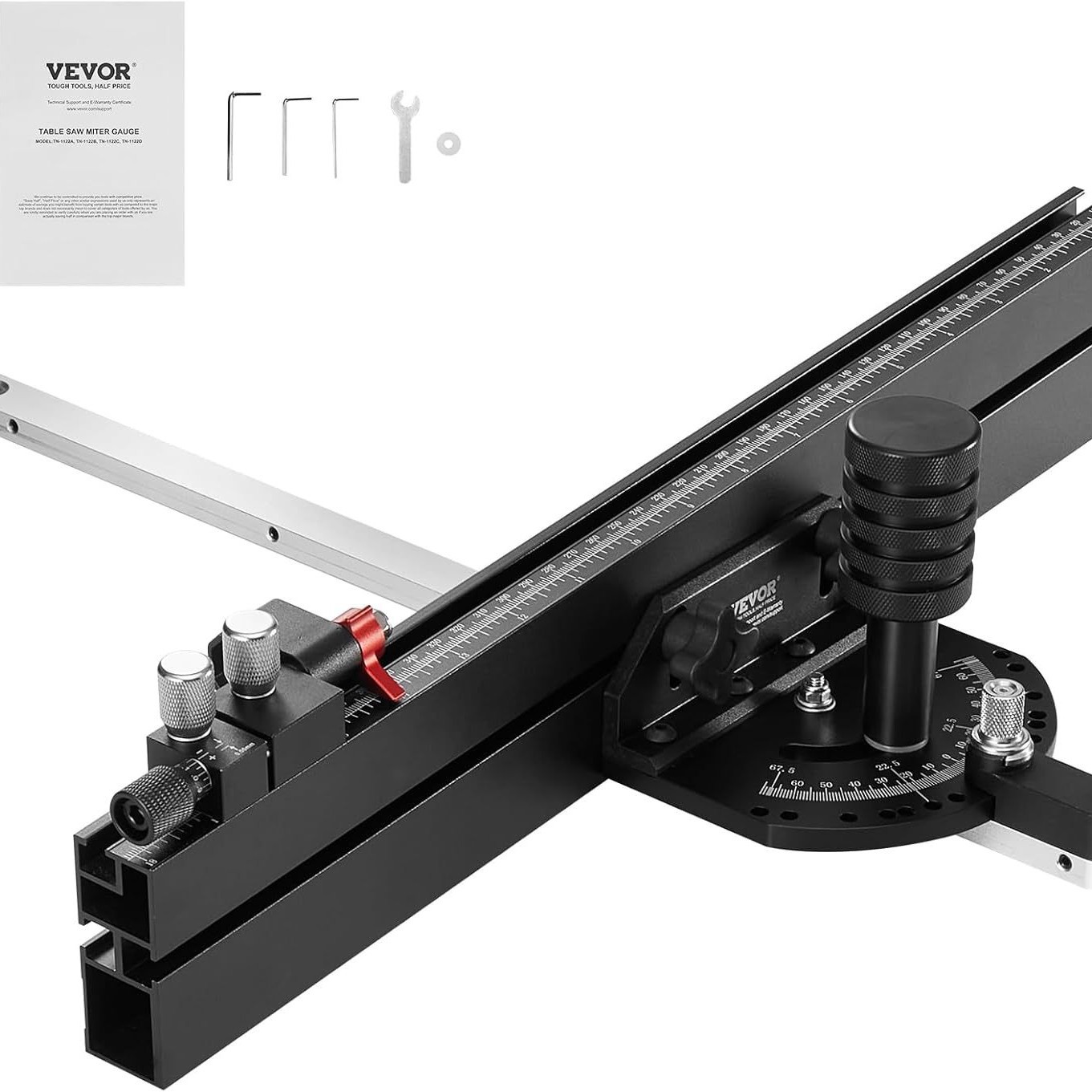 Woodworking Push Ruler Sliding Chute