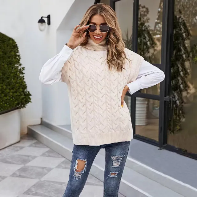 Women's Loose Batwing Sleeve Sweater White - Shop at LoveMi