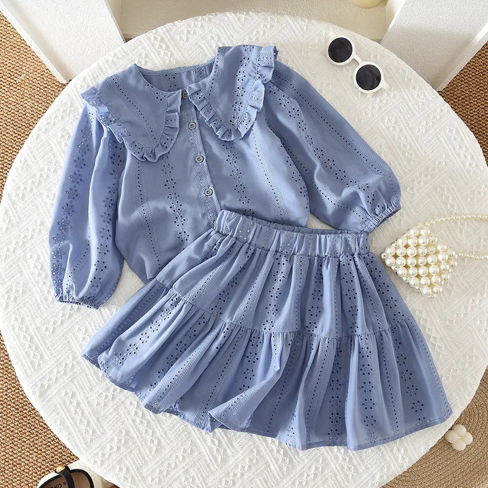 Casual Two-piece Set Top And Skirt