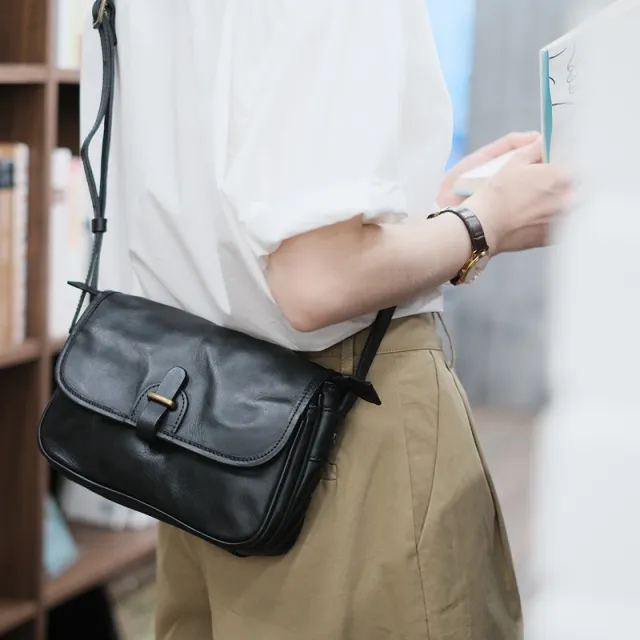 Women's Single Shoulder Crossbody Bag, Simple Design, Lightweight And Versatile Casual Bag Black - Shop at LoveMi