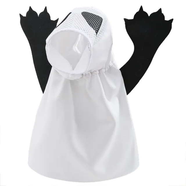 Pet Halloween Ghost Pet Costume Dog Cat Holiday Party White - Shop at LoveMi