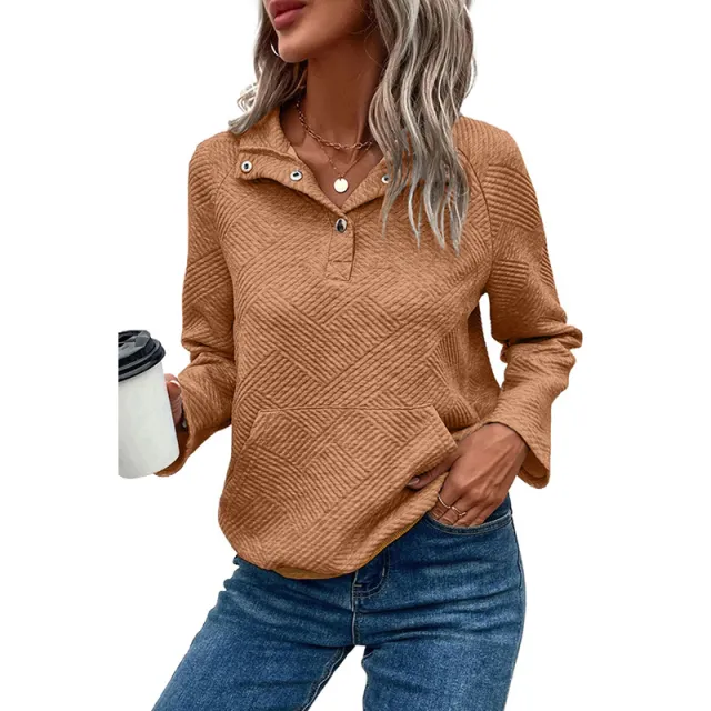 All matching V neck Long Sleeve Top Women Lc25315197 P5014 Xl - Shop at LoveMi