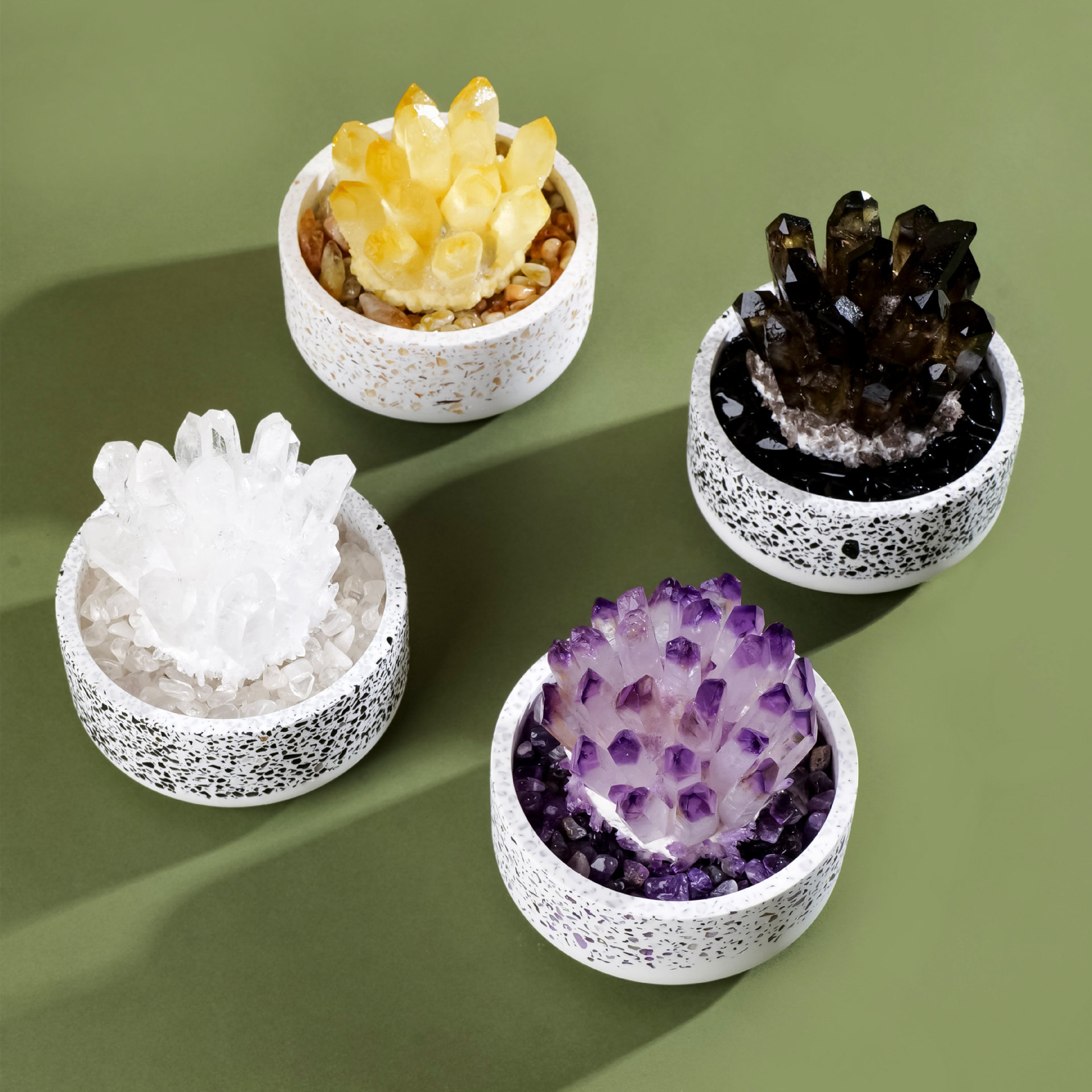 Miniature Landscape Aromatherapy Stone Home Desk Decor Wealth-Attracting Ornament