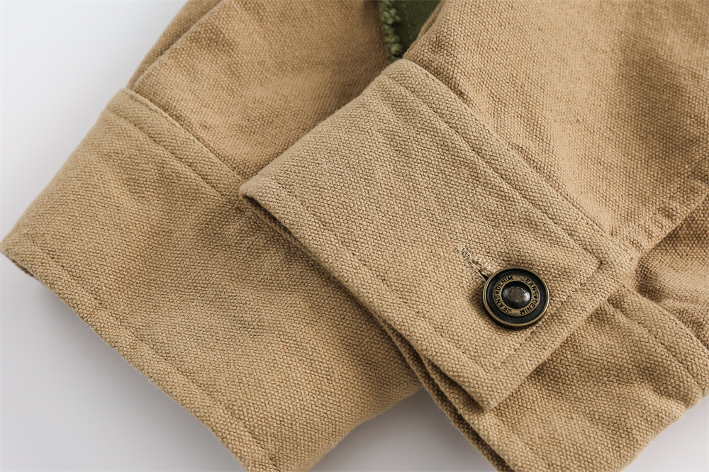 Stitching Color Block Design Sense Niche Loose Turn-down Collar Coat Tide