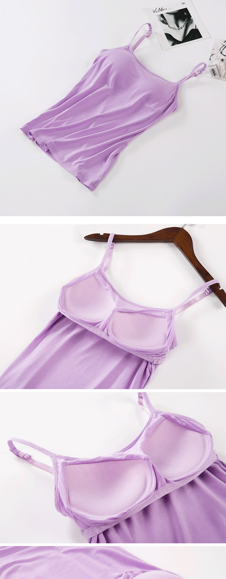 Title 4, One-Piece Camisole Without Steel Ring And Chest...