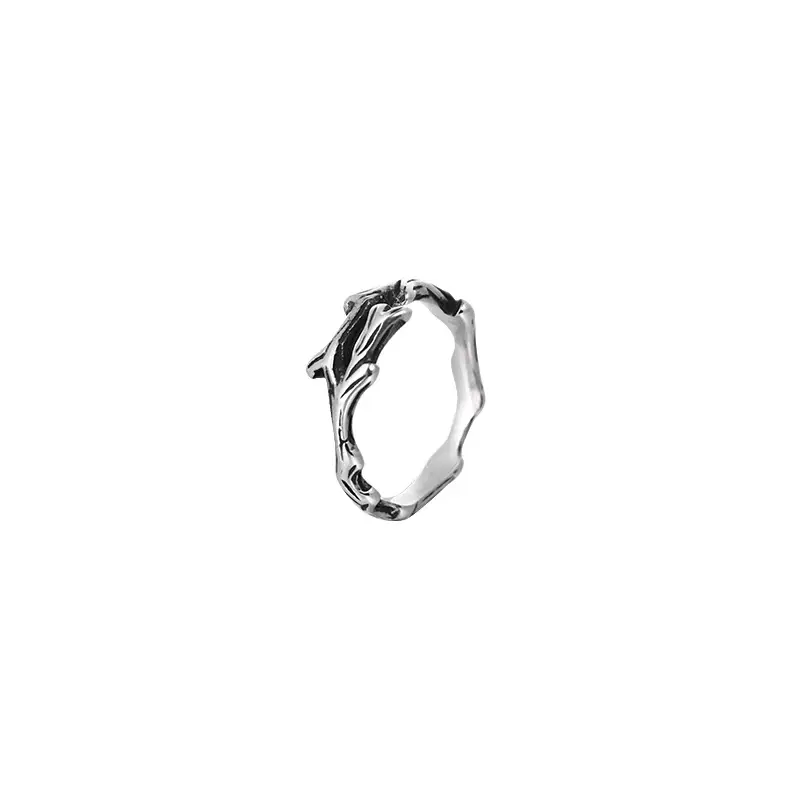 Men's Fashion Personality Retro Branch Thorn Ring