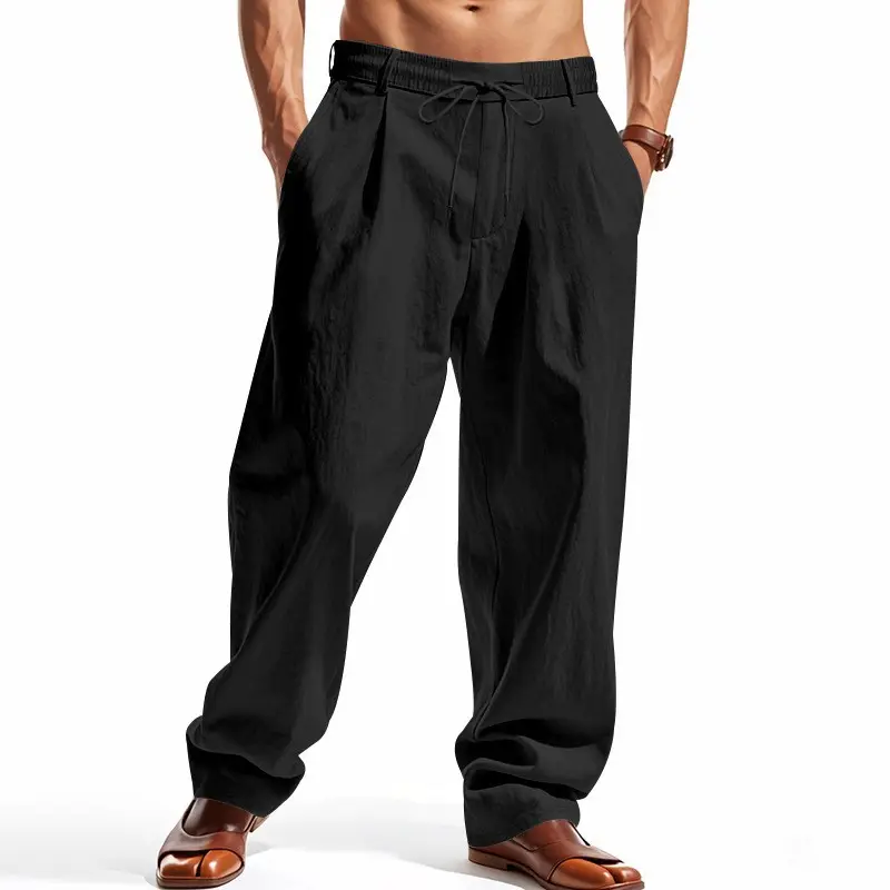 Simple Trendy Wide-leg Beach Sports Trousers