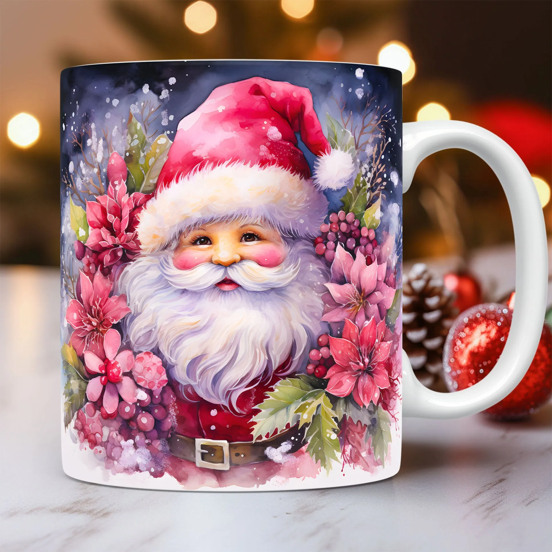 Creative 3D Christmas Ceramic Mug Unique Space Design Snowman Santa Coffee Cup Tea Milk Mug Christmas Gifts For Kids Adults Kitchen Gadgets – image 8