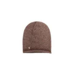 Women's Fashion Wool Knitted Warm Ear Protection Yarn Hat - Brown - View 1