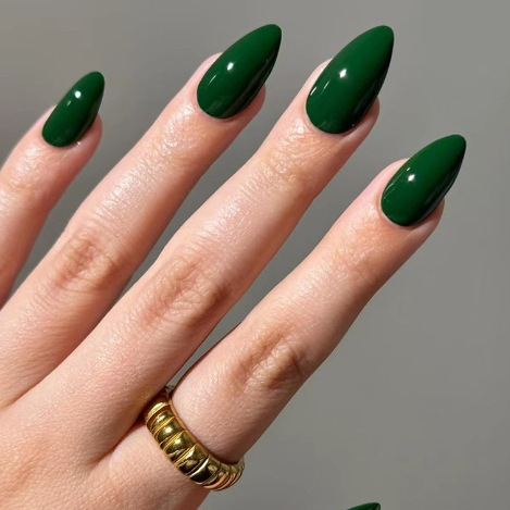 Nail Art Solid Color Series Solid Color Long Almond-Shape Press On Nails