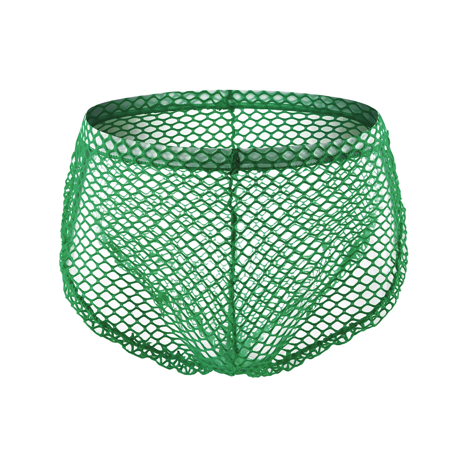 Men's Large Mesh Button Side Slit Boxers Green - Shop at LoveMi