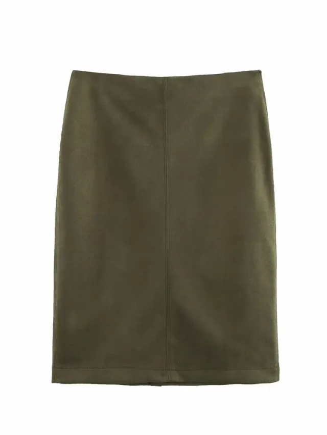 Women's European And American Style French Suede Texture Effect Coat Short Skirt - Shop at LoveMi