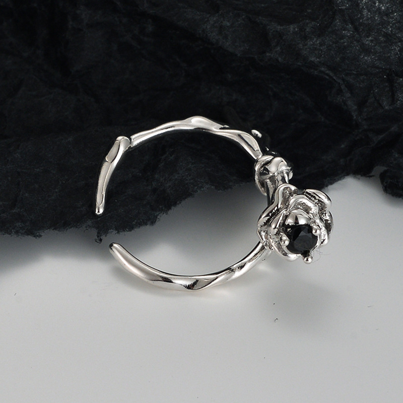 Sterling Silver Rose Ring For Women