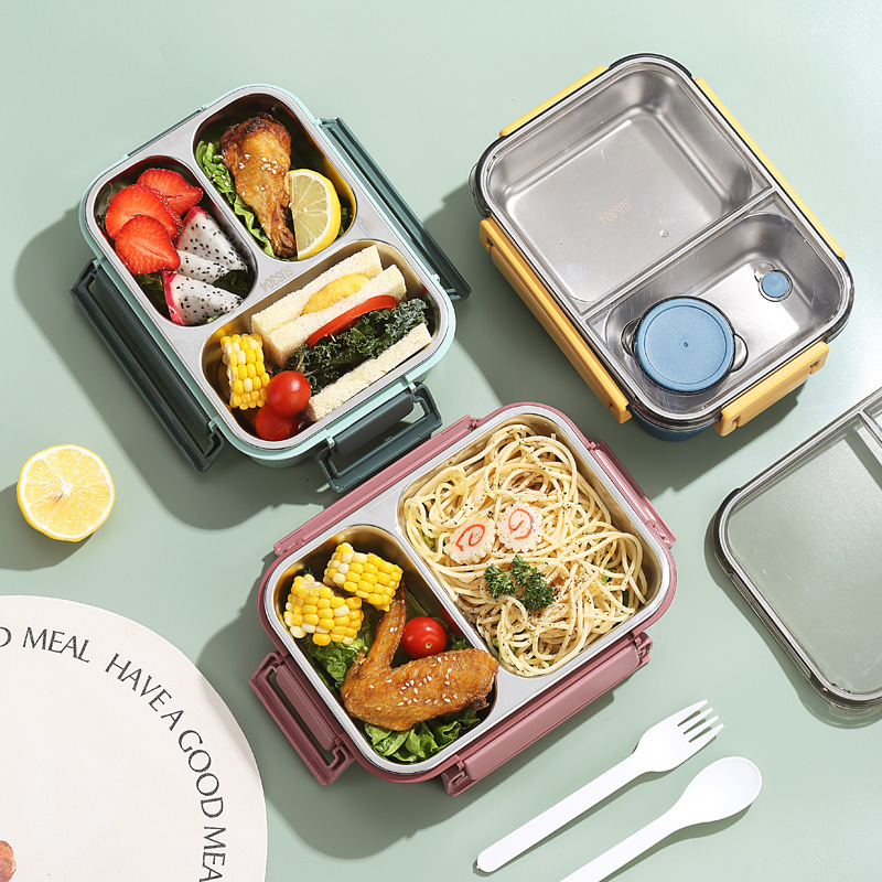 304 Stainless Steel Sealed Insulated Lunch Box - Image 2