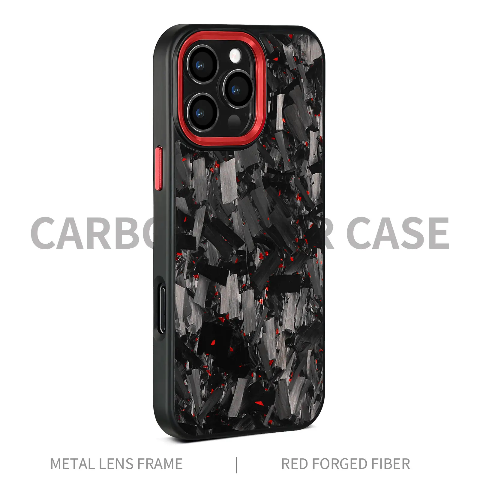 Metal Frame Forged Large Grain Phone Case