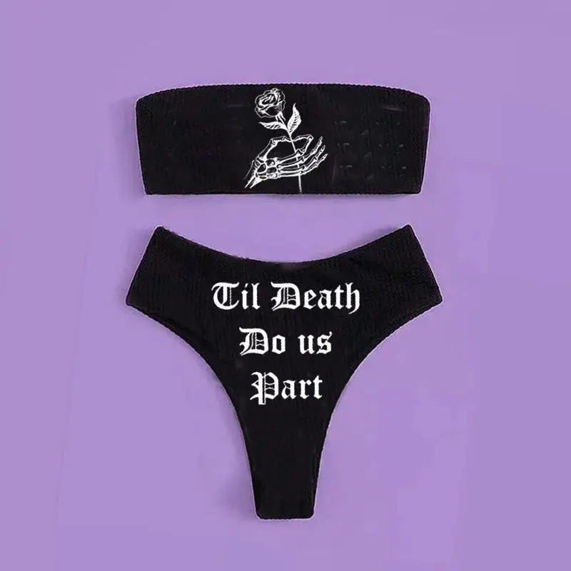 New Fashion Retro Black Bikini