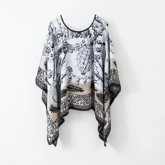 Pullover Shawl Outerwear Cover up Multifunctional Scarf Style 5 - Shop at LoveMi