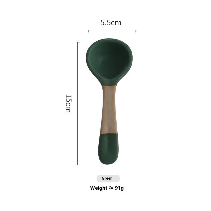 Dark Green Spoon