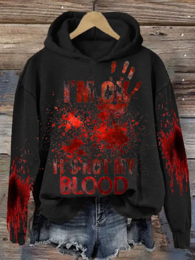 Women's Loose Sweater 3D Letters Printed Hoodie Yxl230919002 2Xl - Shop at LoveMi