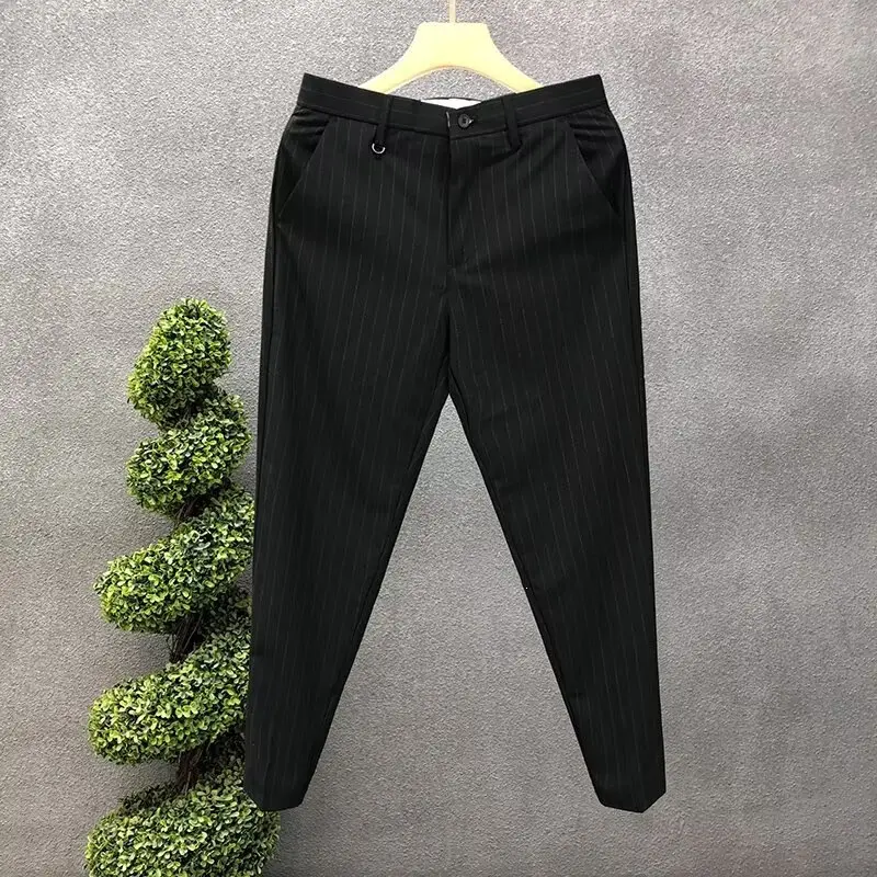 Versatile High-end Suit Pants Trendy Slim-fit Business
