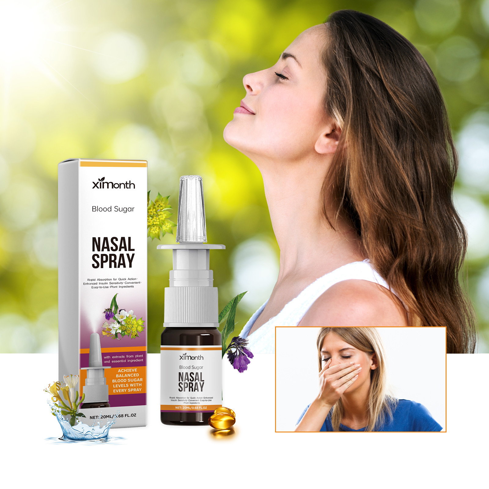 Body Discomfort Sugar Soothing Health Care Spray - Image 1