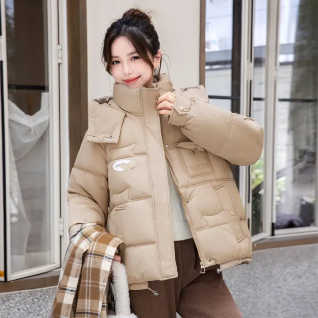 Women's Candy colored Cotton padded Jacket Red - Shop at LoveMi