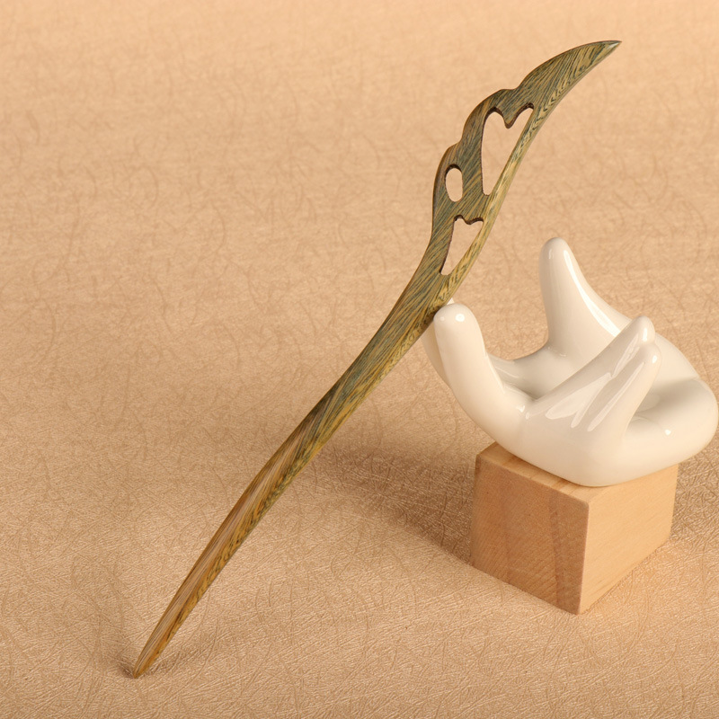 Green Sandalwood Hairpin Hairpin Antiquity Hair Clasp 8