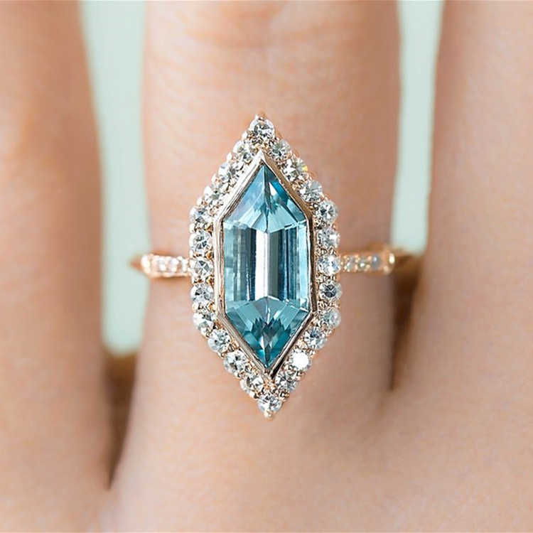 Stunning Blue Topaz Ring