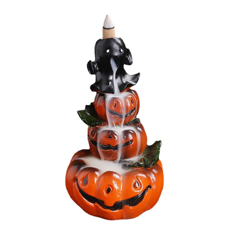 Brûleur d'Encens Citrouille Halloween — Encens à Contre-Courant 2