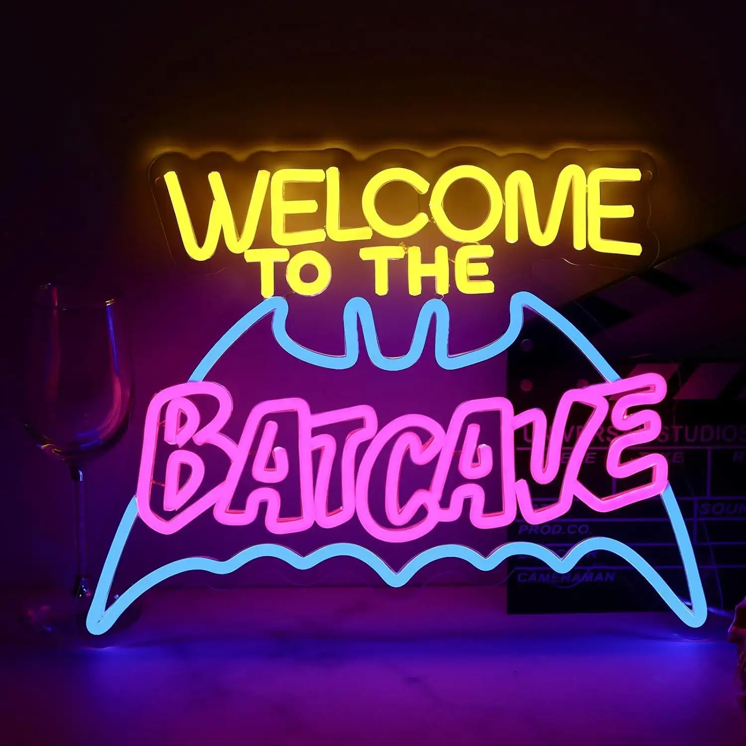 LED Neon Bat Cave Bar Decorative Light