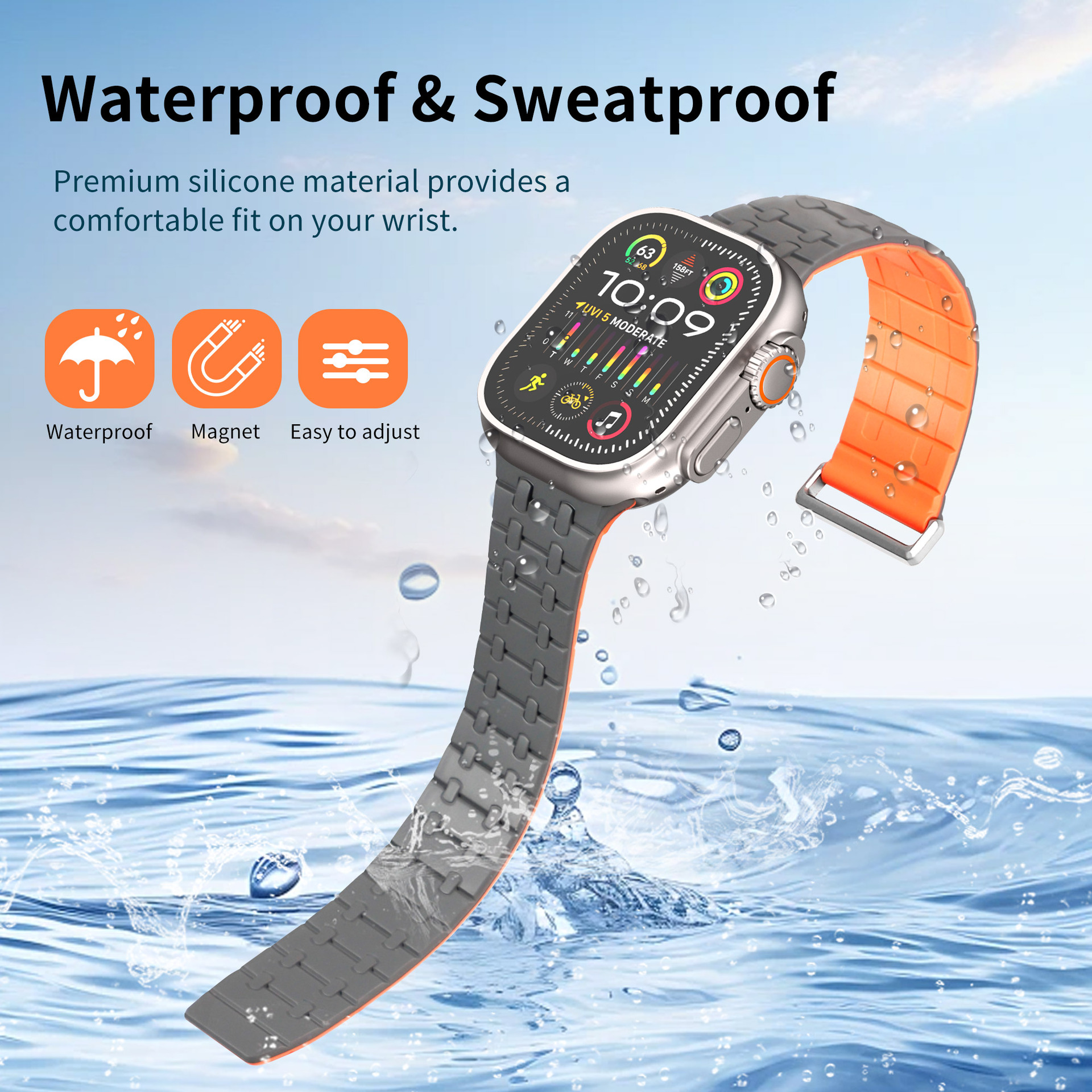Silicone Magnetic Watch Band With A Premium Feel 9
