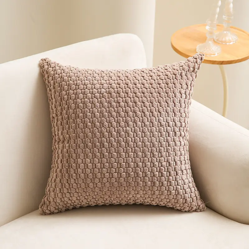 Solid Color Minimalist Double-sided Living Room Office Decoration Bedside Pillow