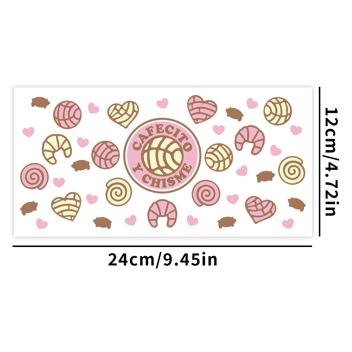 UV Transfer Stickers Crystal Sticker Transparent Glass Cup Sticker