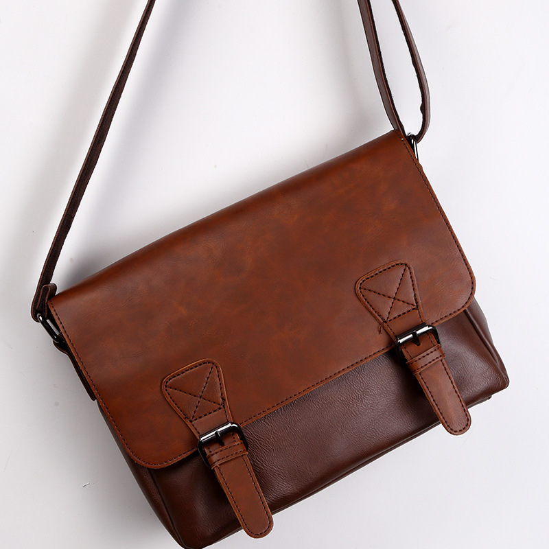 Men's Fashion Unique One-shoulder Vintage Satchel - CJdropshipping