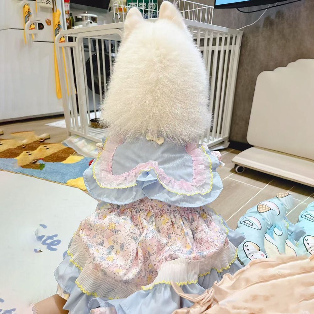 Mesh Dog Dress With Harness For Medium To Large Dogs