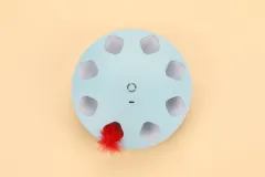 Cat Teaser Toy Relieving Stuffy Artifact UFO Cat Teaser Toy Rotating Feather - Blue - View 1