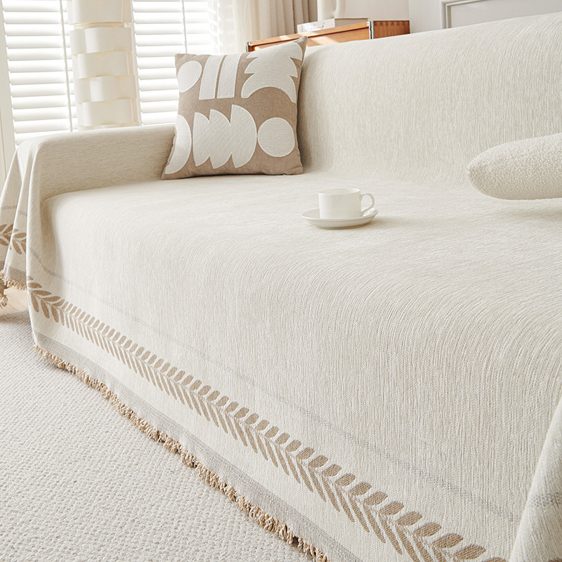 Chenille Sofa Cover Full-wrap Thickened Minimalist Designuniversal For All Four Seasons
