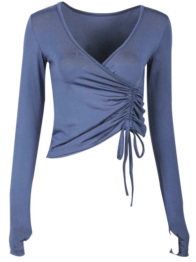 Title 14, V-neck sports top yoga wear